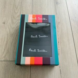 Paul Smith Men's 3-Pack Cotton Short Leg Trunks in Black